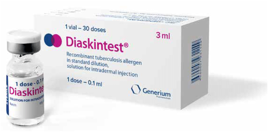 Fig. 3.2. Diaskintest package and vial 