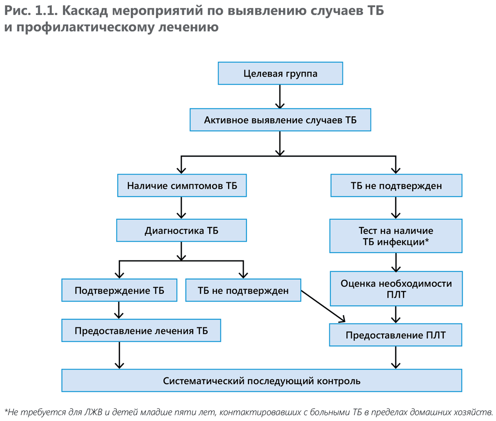 Cascade of TB case
