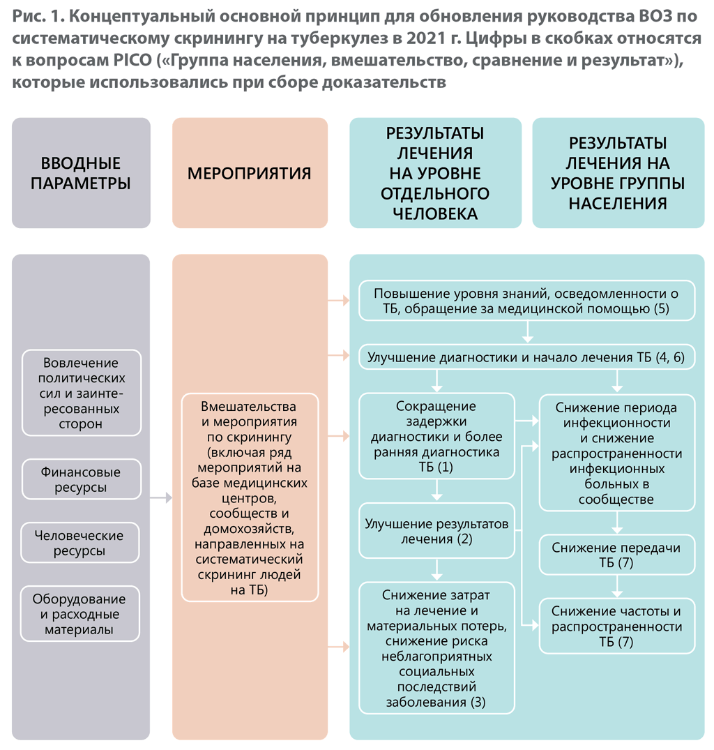 Conceptual framework for the 2021 WHO update